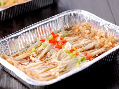 康巴什锡纸烤金针菇